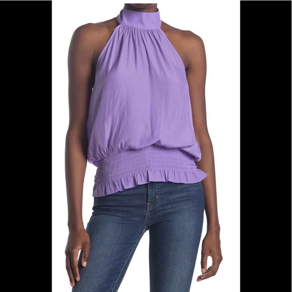 RAMY BROOK Rayna Smocked Blouse in Orchard